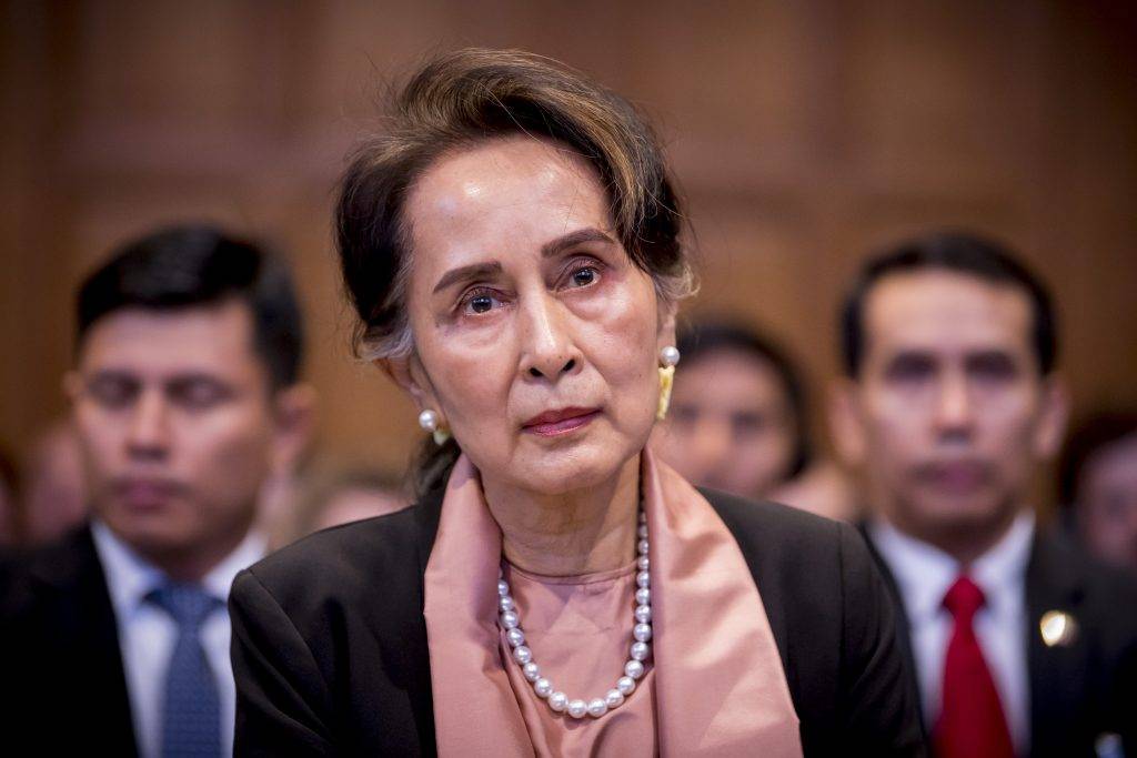 Aung San Suu Kyi i Haag